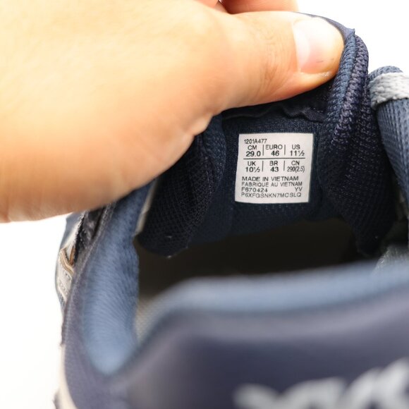 Asics Lyte Men's 11.5 Classic Casual Athletic Midnight Navy/Sheet Rock Sneakers - Picture 3 of 10